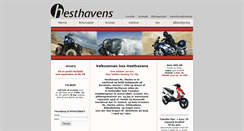 Desktop Screenshot of hesthavens.dk